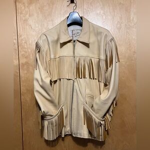 Western Fringe Jacket Sz Large